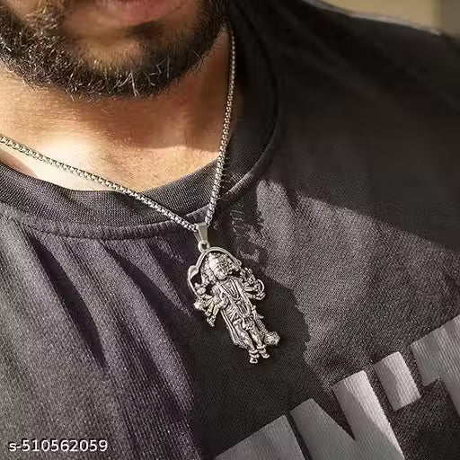 5 Mukhi Standing Hanumanji Pendant with Chain